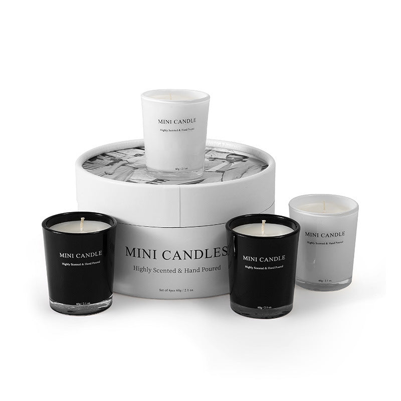 Scented Soy Wax Candle Gift Set, Handmade Aromatherapy Candles for Home Decor, Natural Long Lasting Fragrance Gift Box for Women, Birthday Christmas Housewarming Gift for Her