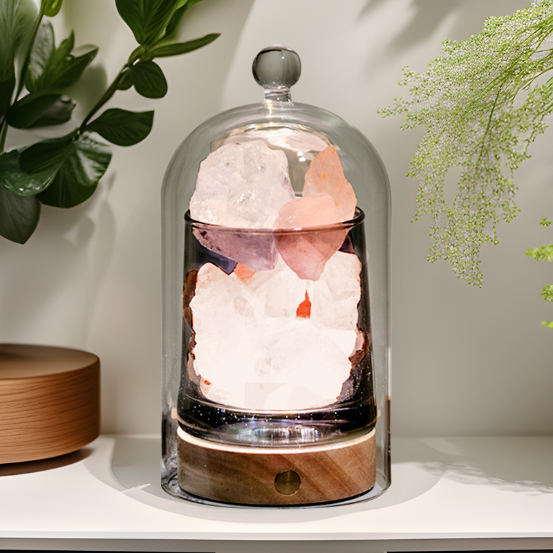 Home diffuser crystal stone, flameless aromatherapy, fragrance for bedroom, high-end essential oil gift, decorative diffuser