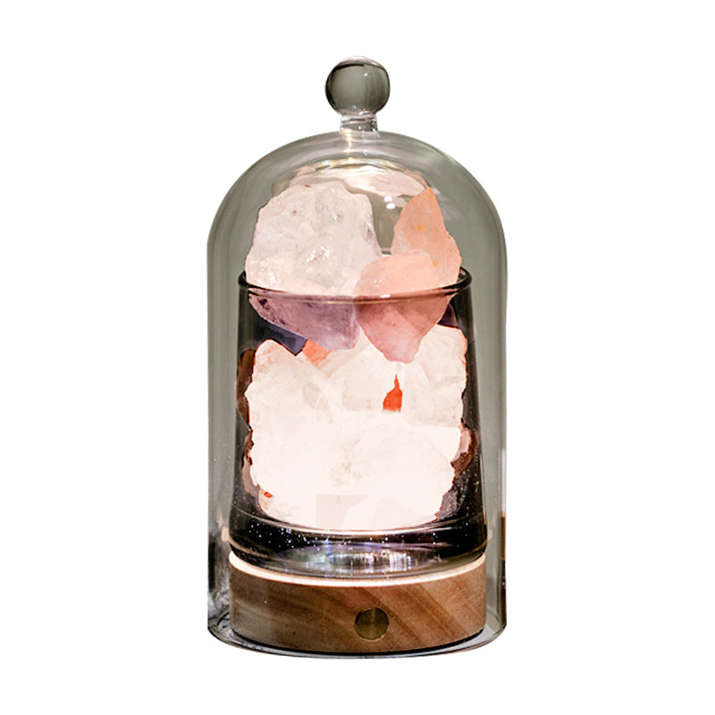 Home diffuser crystal stone, flameless aromatherapy, fragrance for bedroom, high-end essential oil gift, decorative diffuser