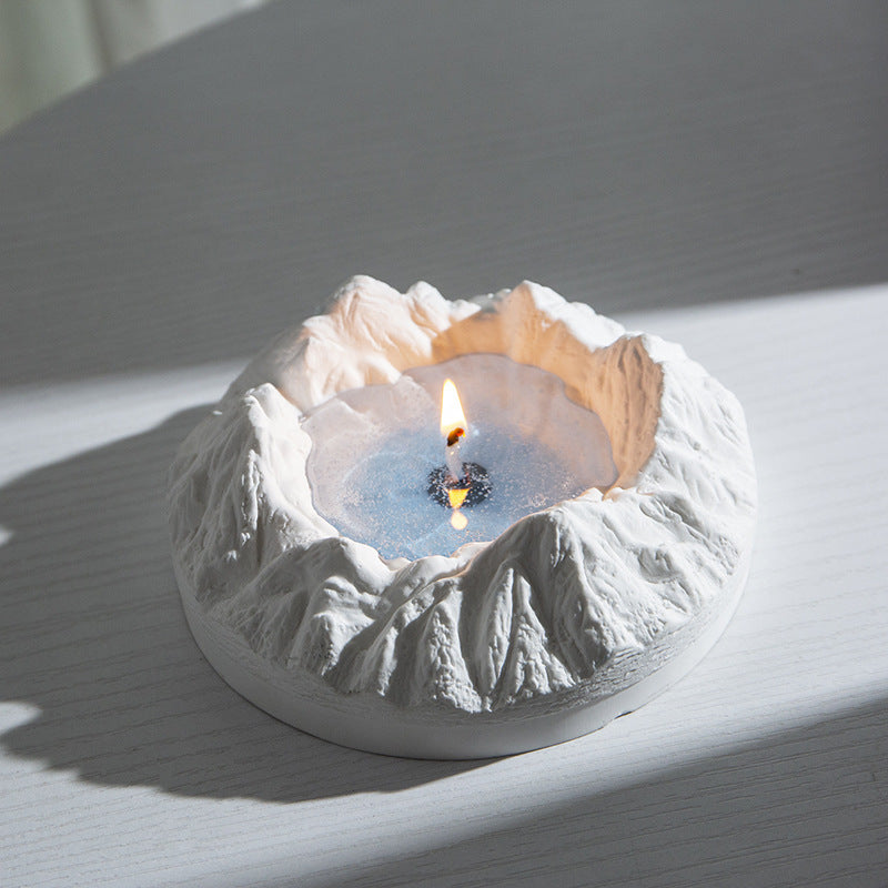 Glacier Scented Candle, Handmade Ocean Aroma Soy Wax Candle for Home Decor, Long Lasting Marine Fragrance Gift for Women Men, Aromatherapy Candle for Living Room Bedroom Christmas Housewarming Gift