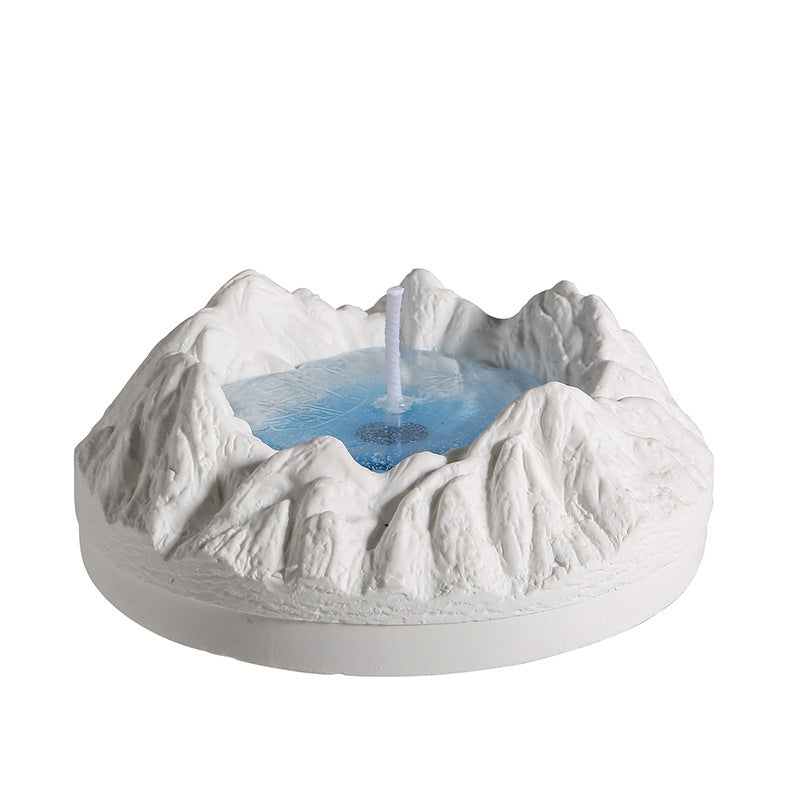 Glacier Scented Candle, Handmade Ocean Aroma Soy Wax Candle for Home Decor, Long Lasting Marine Fragrance Gift for Women Men, Aromatherapy Candle for Living Room Bedroom Christmas Housewarming Gift