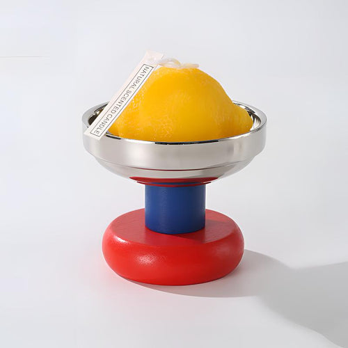 Cinder & Soul Dopamine Candle Gift Set – Handmade Soy Wax Scented Candles with Color Clash Candle Holder Set, Mood Boosting Aromatherapy Candles for Home Decor Room Ambiance, Long Lasting Feel-Good Gift for Women Her Birthday Christmas Housewarming