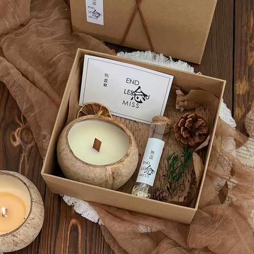 Coconut Scented Candle Gift Set for Women, Handmade Natural Soy Wax Aromatherapy Candles for Home Decor, Long Lasting Relaxing Fragrance for Living Room Bedroom, Birthday Christmas Housewarming Gifts for Her