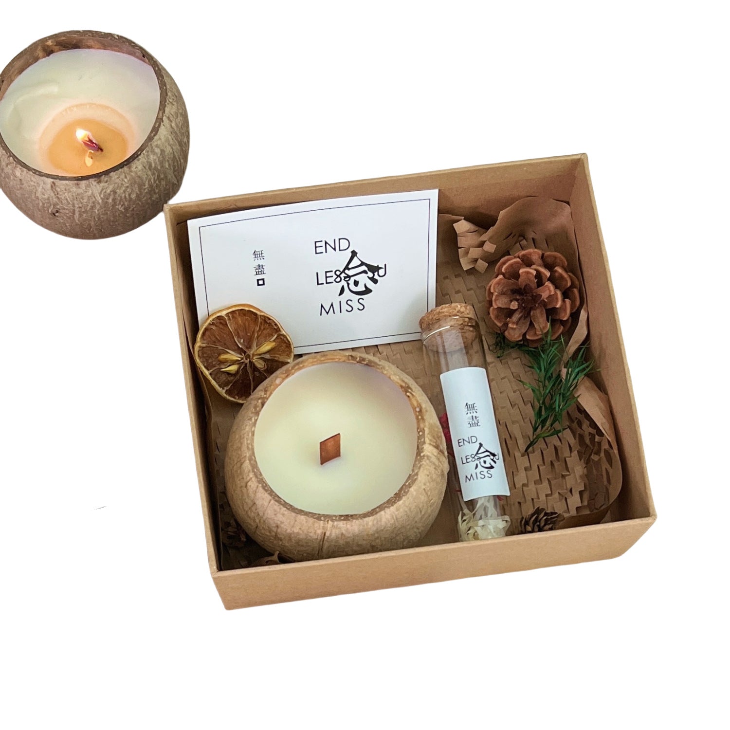 Coconut Scented Candle Gift Set for Women, Handmade Natural Soy Wax Aromatherapy Candles for Home Decor, Long Lasting Relaxing Fragrance for Living Room Bedroom, Birthday Christmas Housewarming Gifts for Her