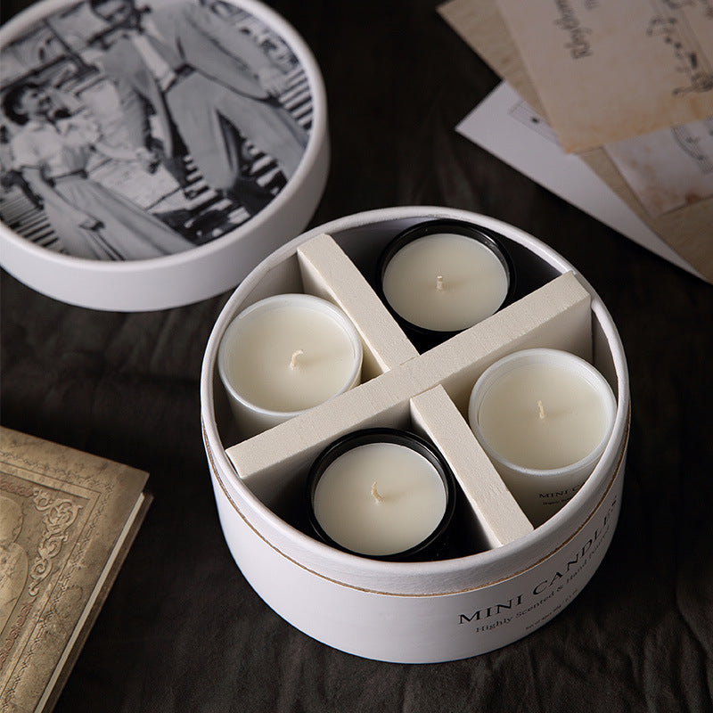 Scented Soy Wax Candle Gift Set, Handmade Aromatherapy Candles for Home Decor, Natural Long Lasting Fragrance Gift Box for Women, Birthday Christmas Housewarming Gift for Her