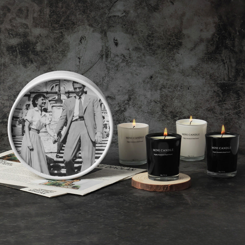 Scented Soy Wax Candle Gift Set, Handmade Aromatherapy Candles for Home Decor, Natural Long Lasting Fragrance Gift Box for Women, Birthday Christmas Housewarming Gift for Her
