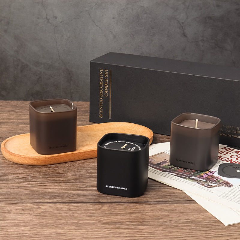 Scented Candle Gift Set for Women, Handmade Natural Soy Wax Aromatherapy Candles for Home Decor, Long Lasting Relaxing Fragrance for Living Room Bedroom, Birthday Christmas Housewarming Gifts for Her